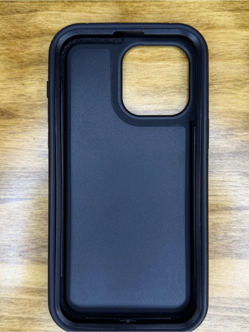Onn iPhone 14 Pro Max Rugged Hardcover Case Black